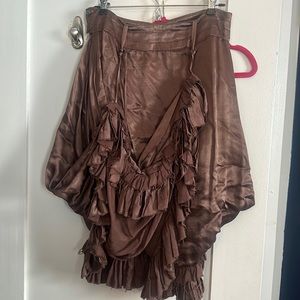 GARY GRAHAM hand dyed silk skirt